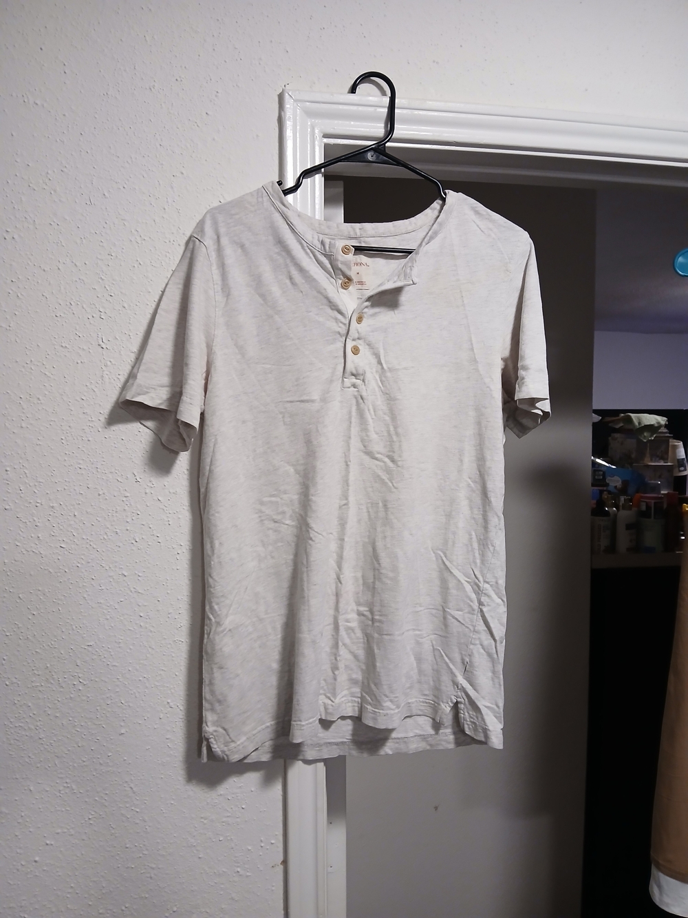 Merona Vintage Men's Short Sleeve Henley Shirt